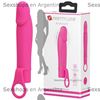 Vibrador con 10 velocidades y anillo para sujetar